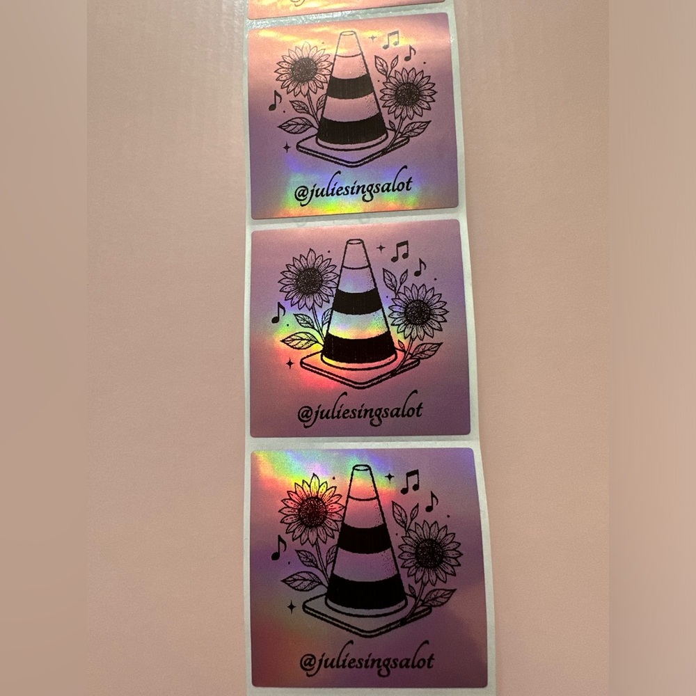 50 ct. Custom 2β Square Thank You, QR Code, FRAGILE Stickers OR LOGO - Picture 13 of 16